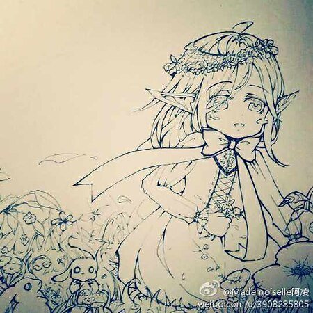 （魔戒霍比特人同人）钻石·绿叶·森林