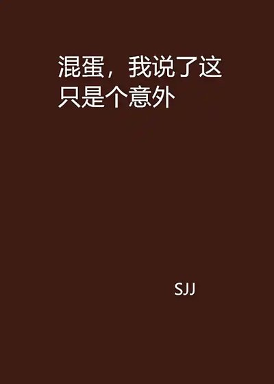 混蛋，我说了这只是个意外